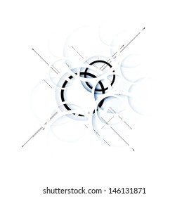 science futuristic internet high computer technology business background