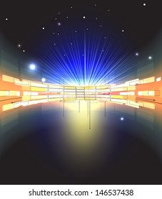 science futuristic internet high computer technology business background
