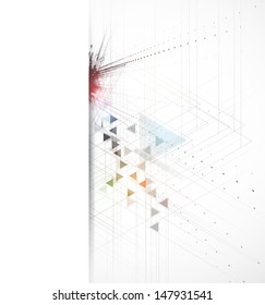 science futuristic internet high computer technology business background