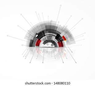 science futuristic internet high computer technology business background
