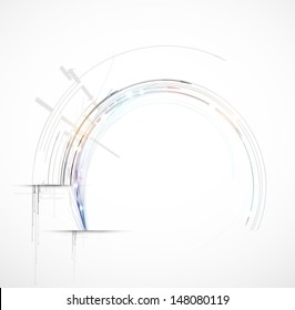 science futuristic internet high computer technology business background