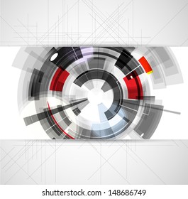 science futuristic internet high computer technology business background