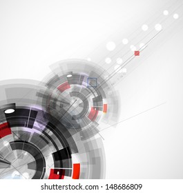 science futuristic internet high computer technology business background