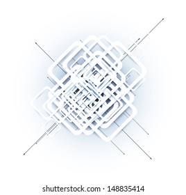 science futuristic internet high computer technology business background
