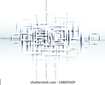 science futuristic internet high computer technology business background