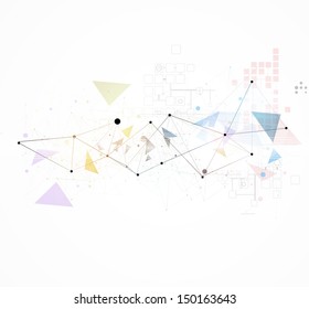 science futuristic internet high computer technology business background