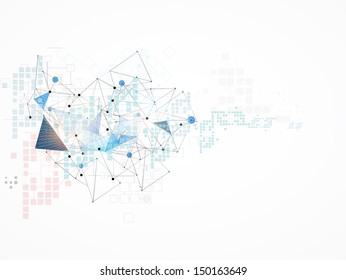 science futuristic internet high computer technology business background