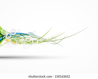 science futuristic internet high computer technology business background