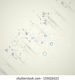 science futuristic internet high computer technology business background