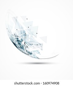 science futuristic internet high computer technology business background