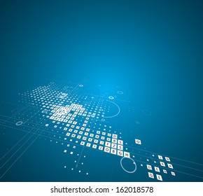 science futuristic internet high computer technology business background