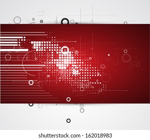 science futuristic internet high computer technology business background