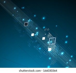 science futuristic internet high computer technology business background