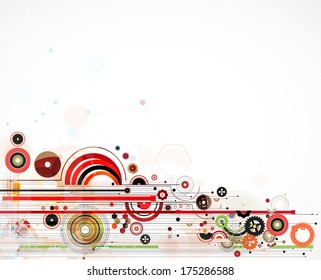 science futuristic internet high computer technology business background