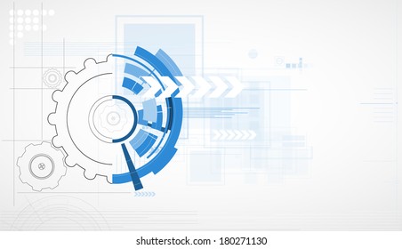 science futuristic internet high computer technology business background