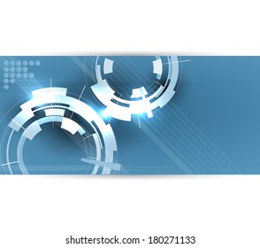 science futuristic internet high computer technology business background