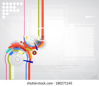 science futuristic internet high computer technology business background