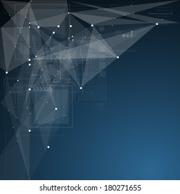 science futuristic internet high computer technology business background