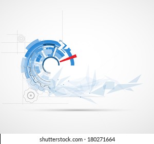 science futuristic internet high computer technology business background