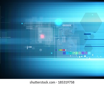science futuristic internet high computer technology business background