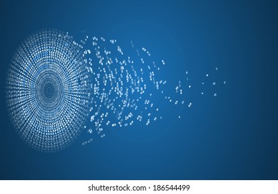 science futuristic internet high computer technology business background