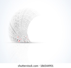 science futuristic internet high computer technology business background