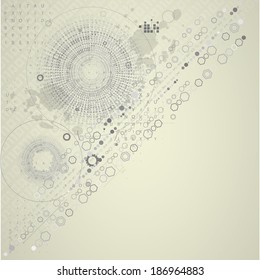 science futuristic internet high computer technology business background