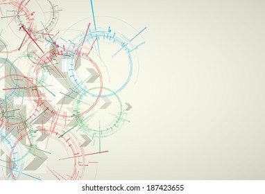 science futuristic internet high computer technology business background