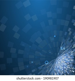 science futuristic internet high computer technology business background