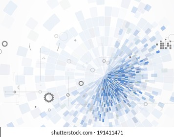 science futuristic internet high computer technology business background
