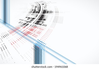 science futuristic internet high computer technology business background