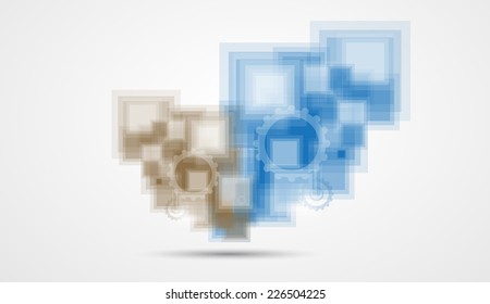 science futuristic internet high computer technology business background