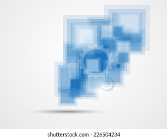 science futuristic internet high computer technology business background