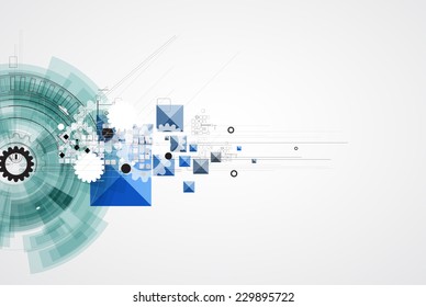 science futuristic internet high computer technology business background