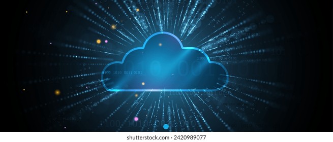 Science futuristic internet high computer technology business background Vector Art
