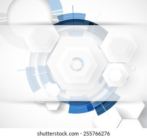 science futuristic internet high computer technology business background