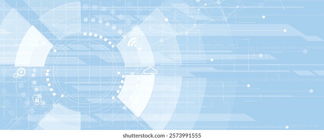 Science futuristic internet high computer technology business background