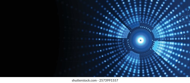 Science futuristic internet high computer technology business background