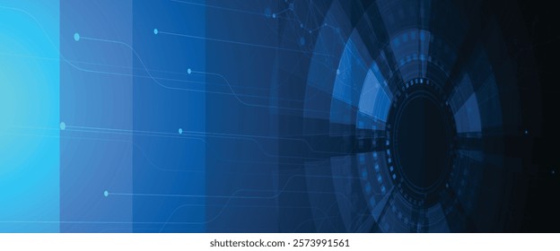 Science futuristic internet high computer technology business background