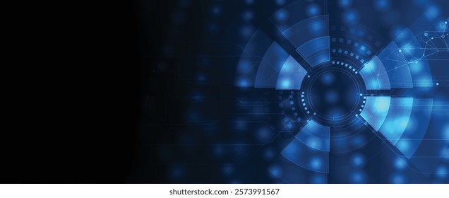 Science futuristic internet high computer technology business background