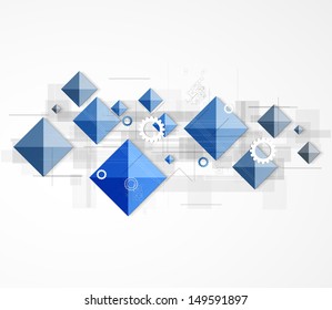 science futuristic retro high computer technology business background