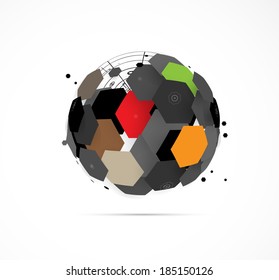 science futuristic retro high computer technology business background