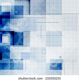 science futuristic retro high computer technology business background