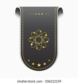 Science golden Vector Icon Design