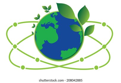 science green world, save world, conservation concept, science environment concept