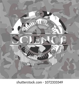  Science grey camo emblem