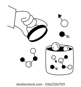 Science Hand Drawn Mini Illustrations
