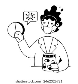 Science Hand Drawn Mini Illustrations
