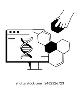Science Hand Drawn Mini Illustrations