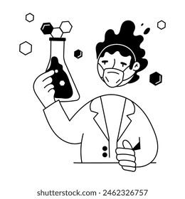 Science Hand Drawn Mini Illustrations